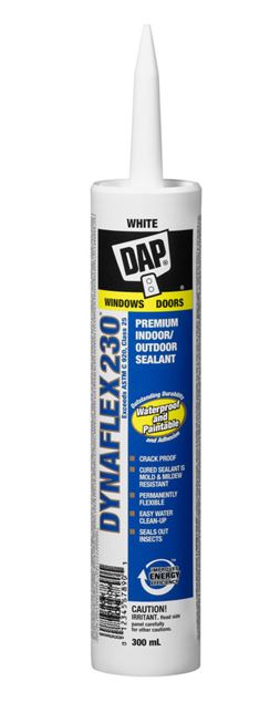 DAP 274082 DYNAFLEX 230 PREMIUM INDOOR/OUTDOOR SEALANT WHITE