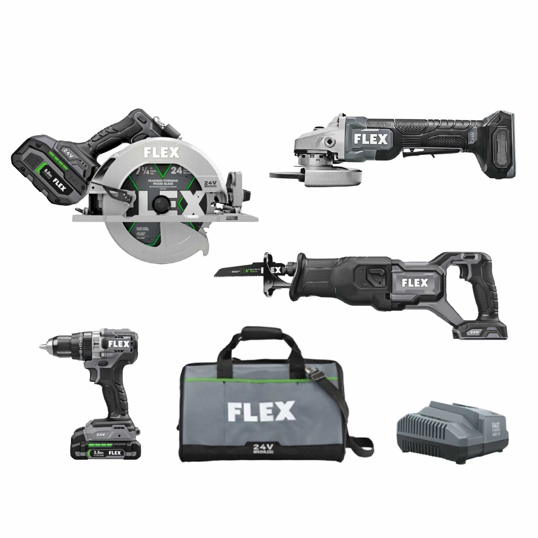 Flex FXM402-2B 4-Tool Combo Kit