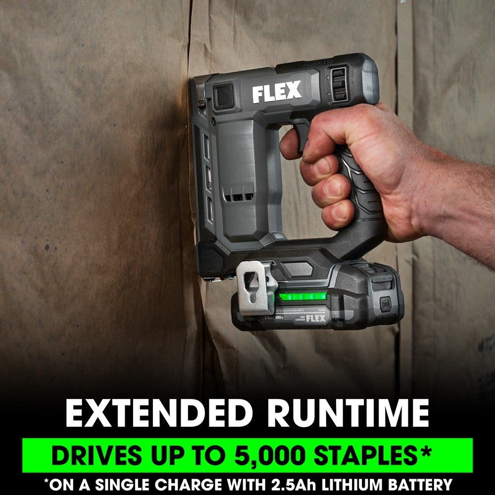 FLEX FX4521-1A 24V 3/8 in. Stapler 2.5Ah Kit