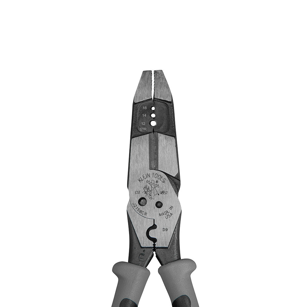 Klein J215-8CR Hybrid Pliers w/Crimper & Wire Stripper
