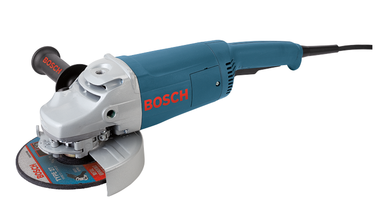 BOSCH 1772-6 7 in. 15 Amp Large Angle Grinder with Rat Tail Handle
