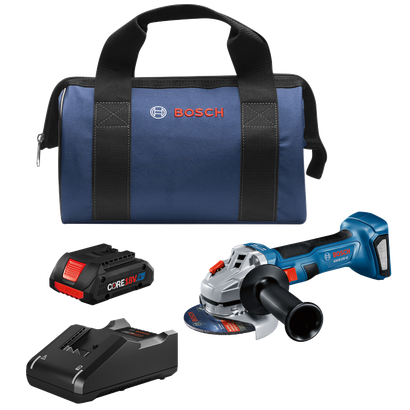 Bosch PROFACTOR 18V 4-1/2 In. Angle Grinder Kit (1 x 4.0 Ah)