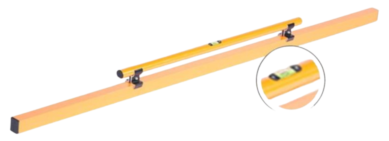 DuraDrive HSA43024 96 Inches Clamped Handle Screed With Level Vial