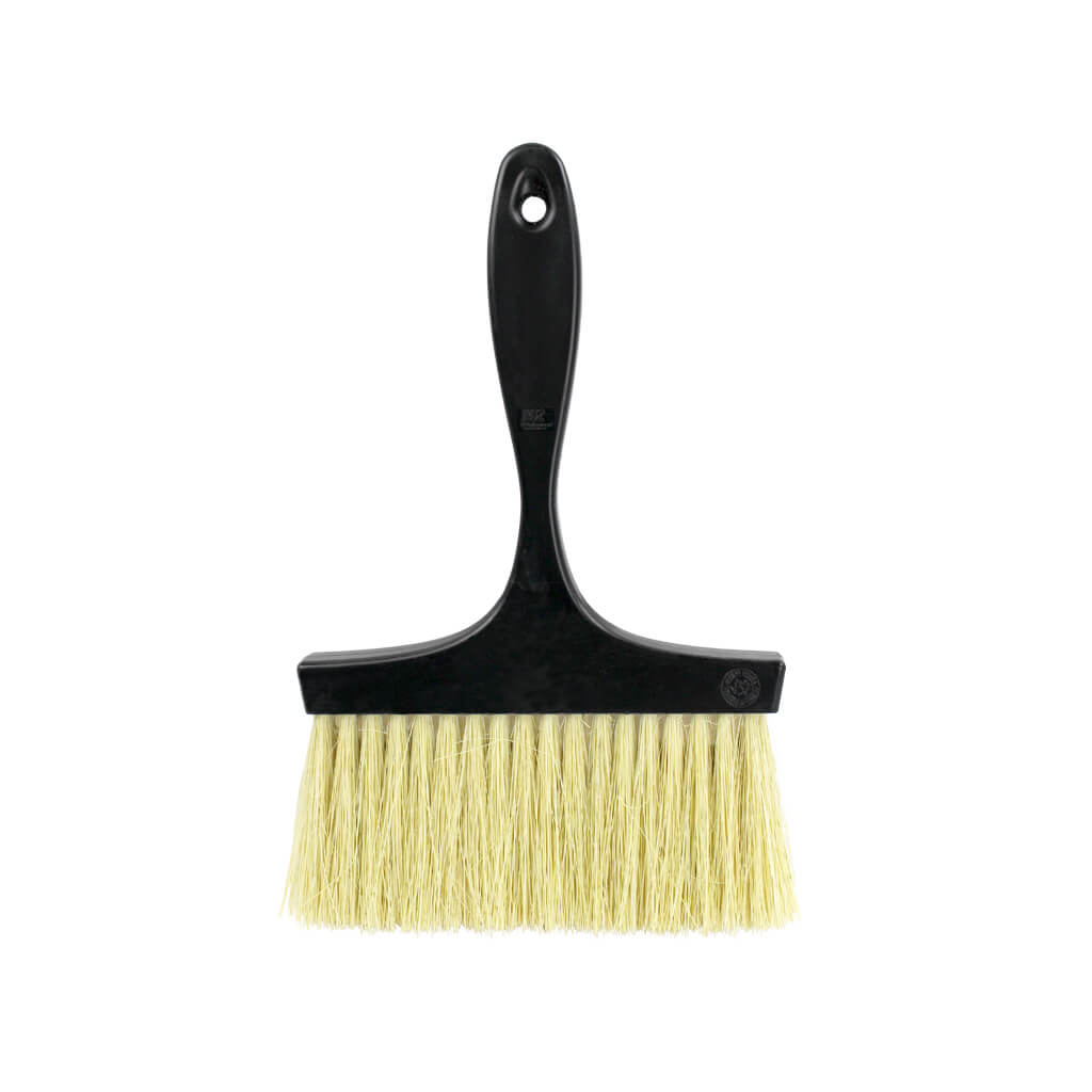 Simms BK-KW2027 7 in. Black Fibreglass Handle Kalsomine White Wash Tampico Fibre Brush