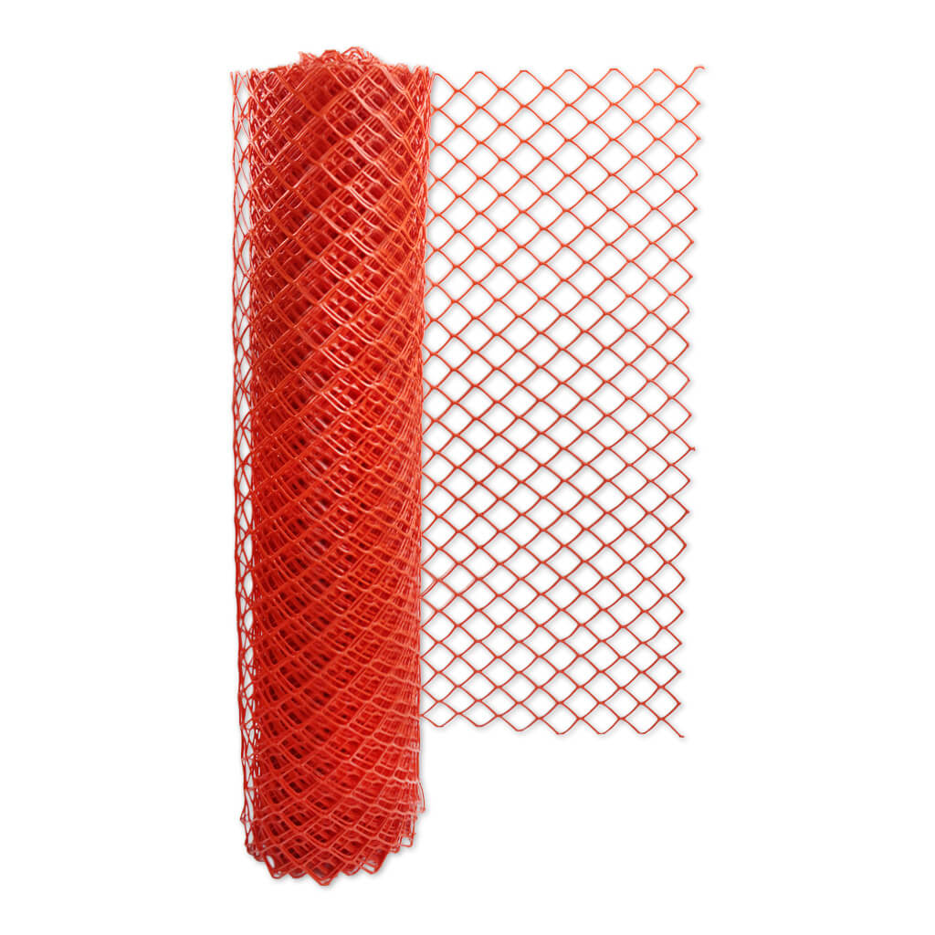 DuraDrive 4 ft. x 50 ft. Orange Plastic Construction Safety Fence
