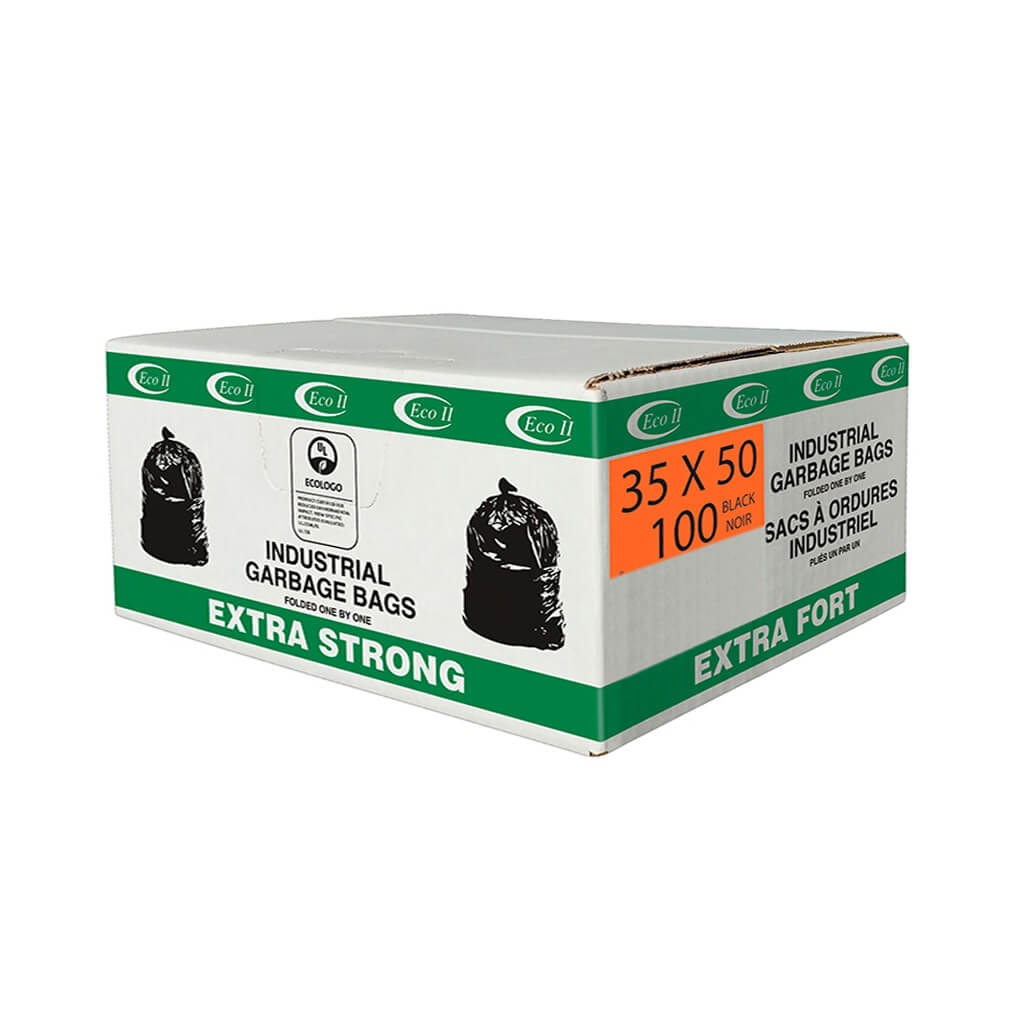 Eco II 35" x 50" Extra Strong Garbage Bag (100-Pack)