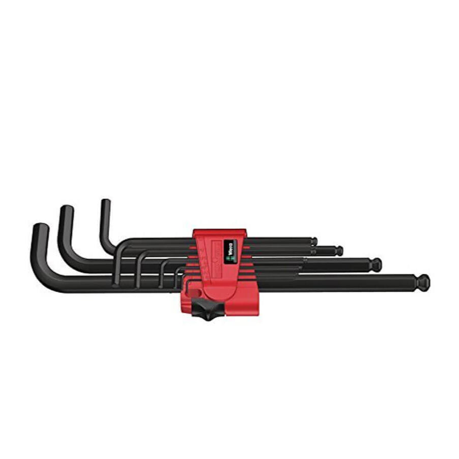Wera 05133180001 9-Piece Blacklaser Hex-Plus L-Key Set Metric
