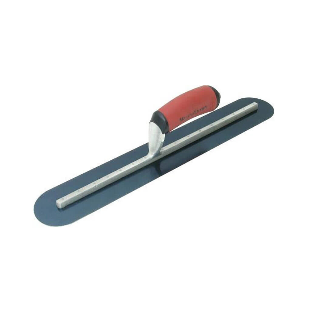 MARSHALLTOWN 14 In. X 3 In. Blue Steel Pool Trowel - DuraSoft Handle