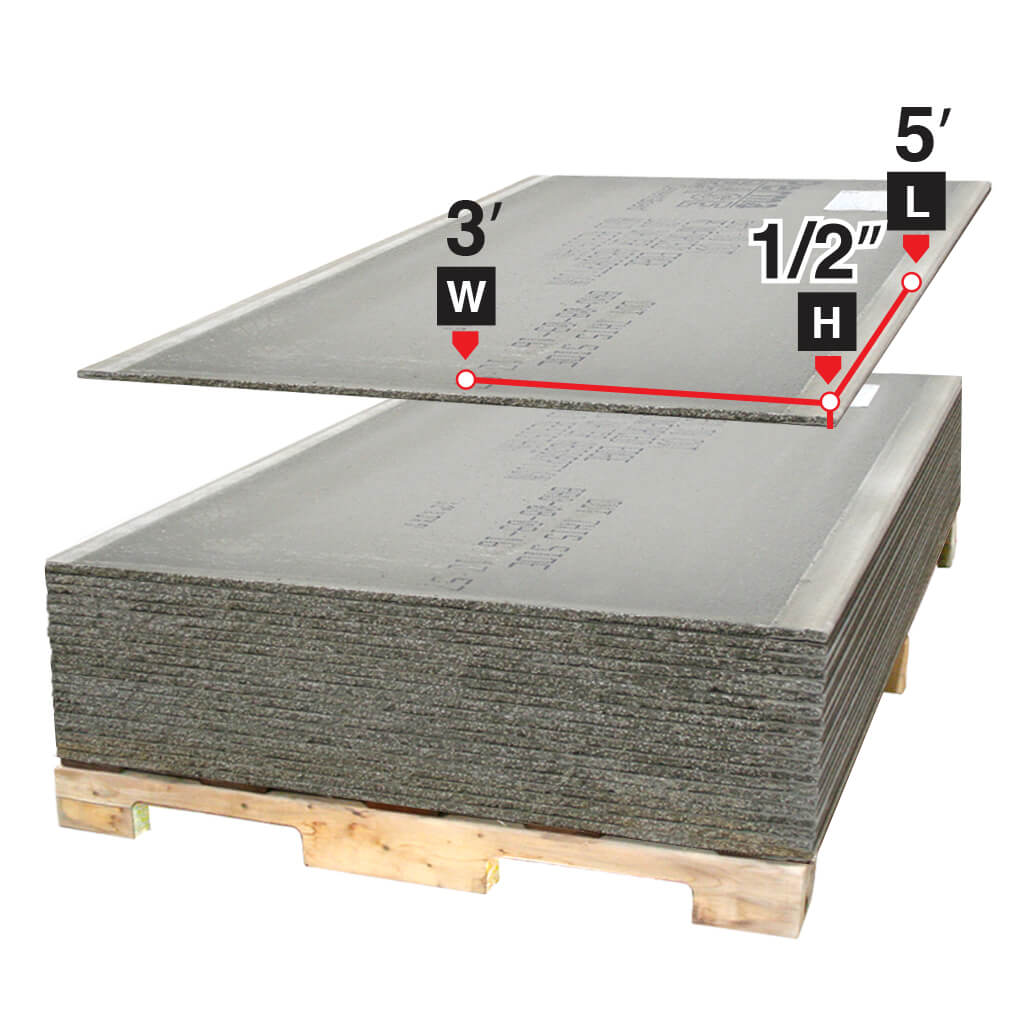 Permabase 1/2 in. x 3 ft. x 5 ft. Cement Board