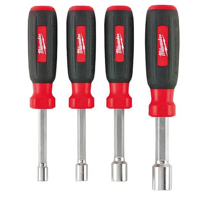 Milwaukee 48-22-2404 Hollow Shaft SAE Nut Driver Set (4-Piece)