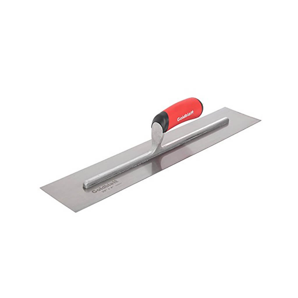 Goldblatt 16 in. x 4 in. Soft Grip Finishing Trowel