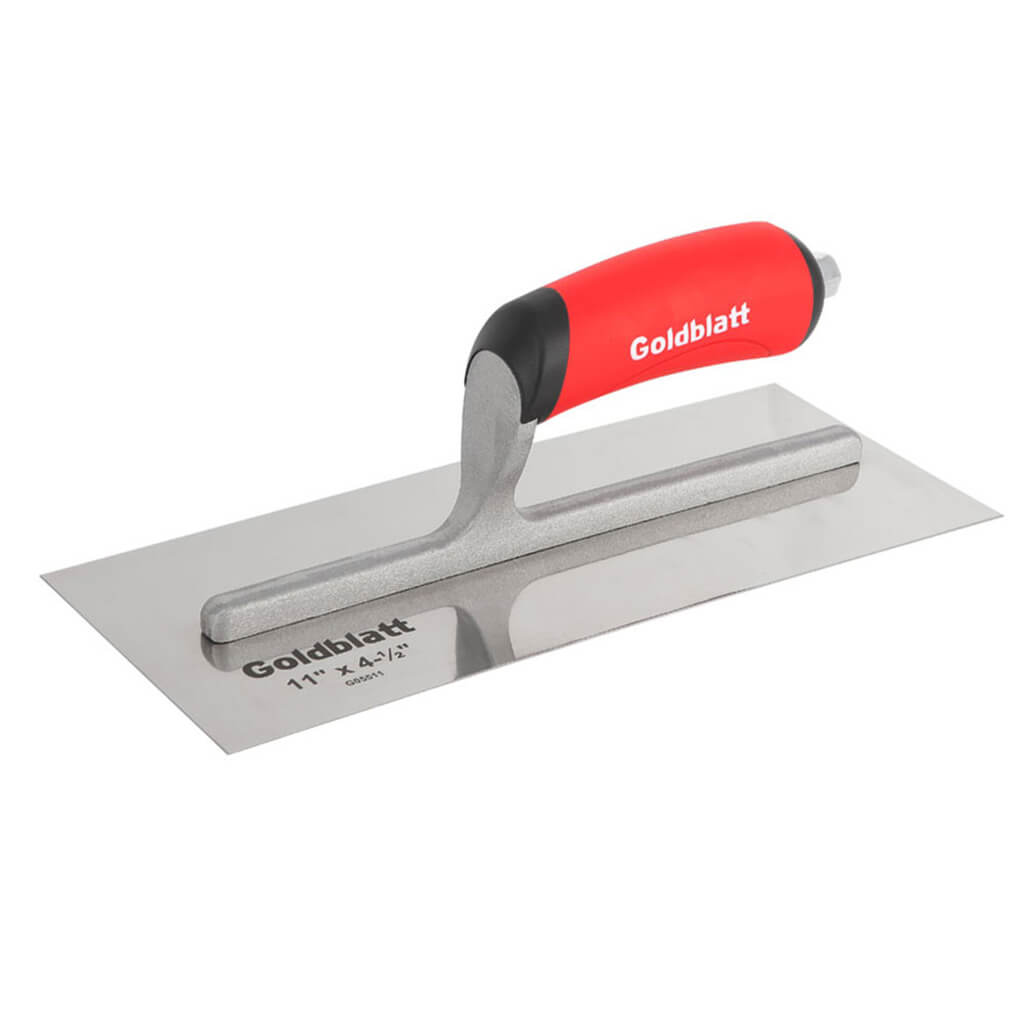 Goldblatt 11 in. x 4-1/2 in. Curved Blade Drywall Trowel