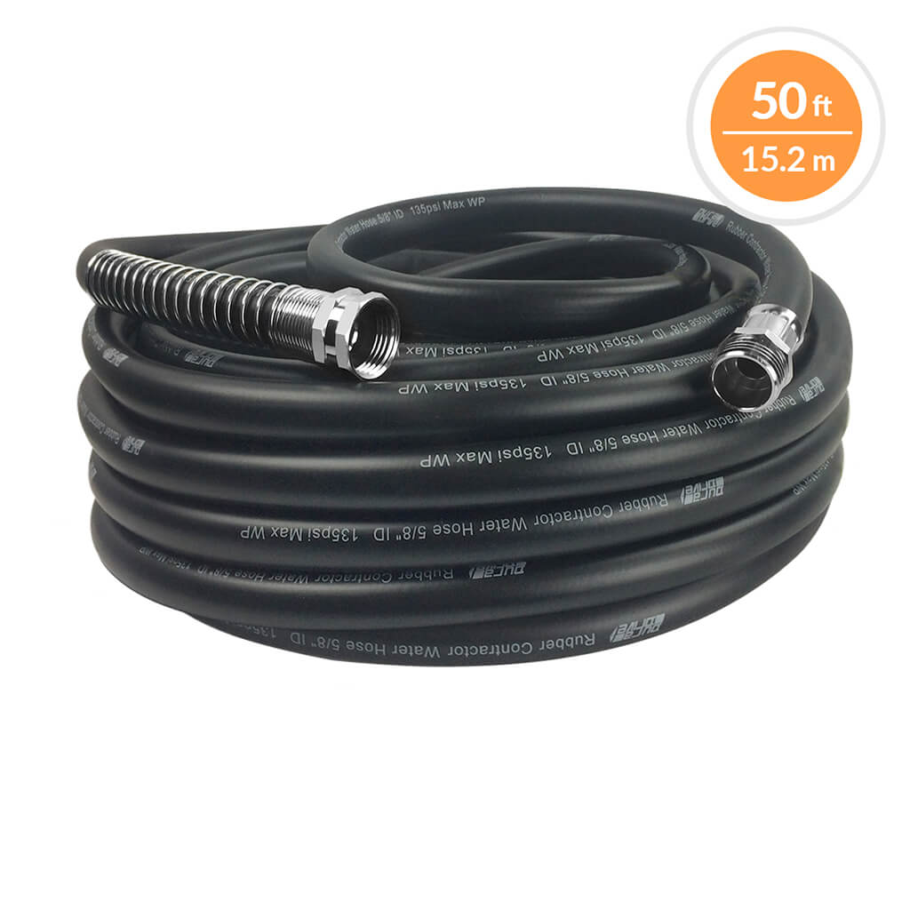 DuraDrive 5/8 in. x 50 ft. Black Nitrile Garden Hose