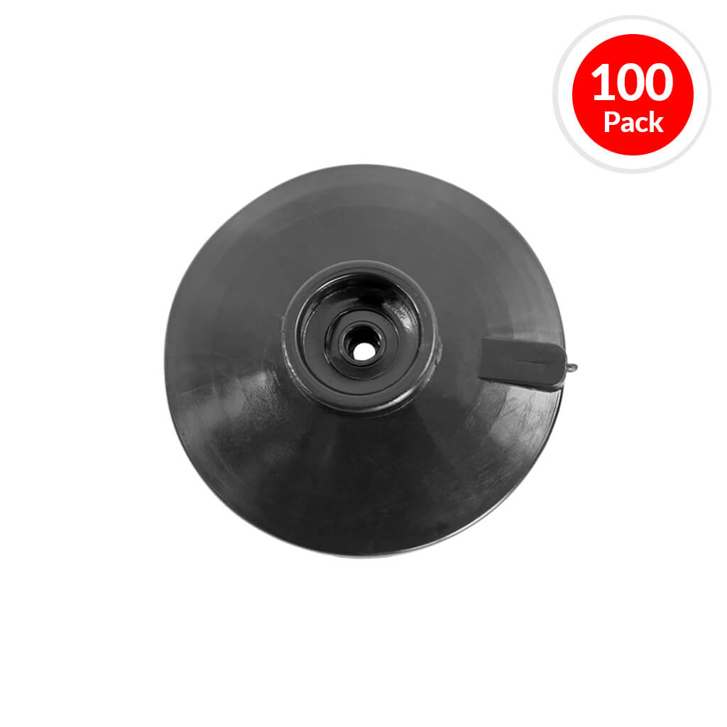 2 in. System Platon Foundation Wrap Membrane Black Plastic Flat Washer (100-Pack)