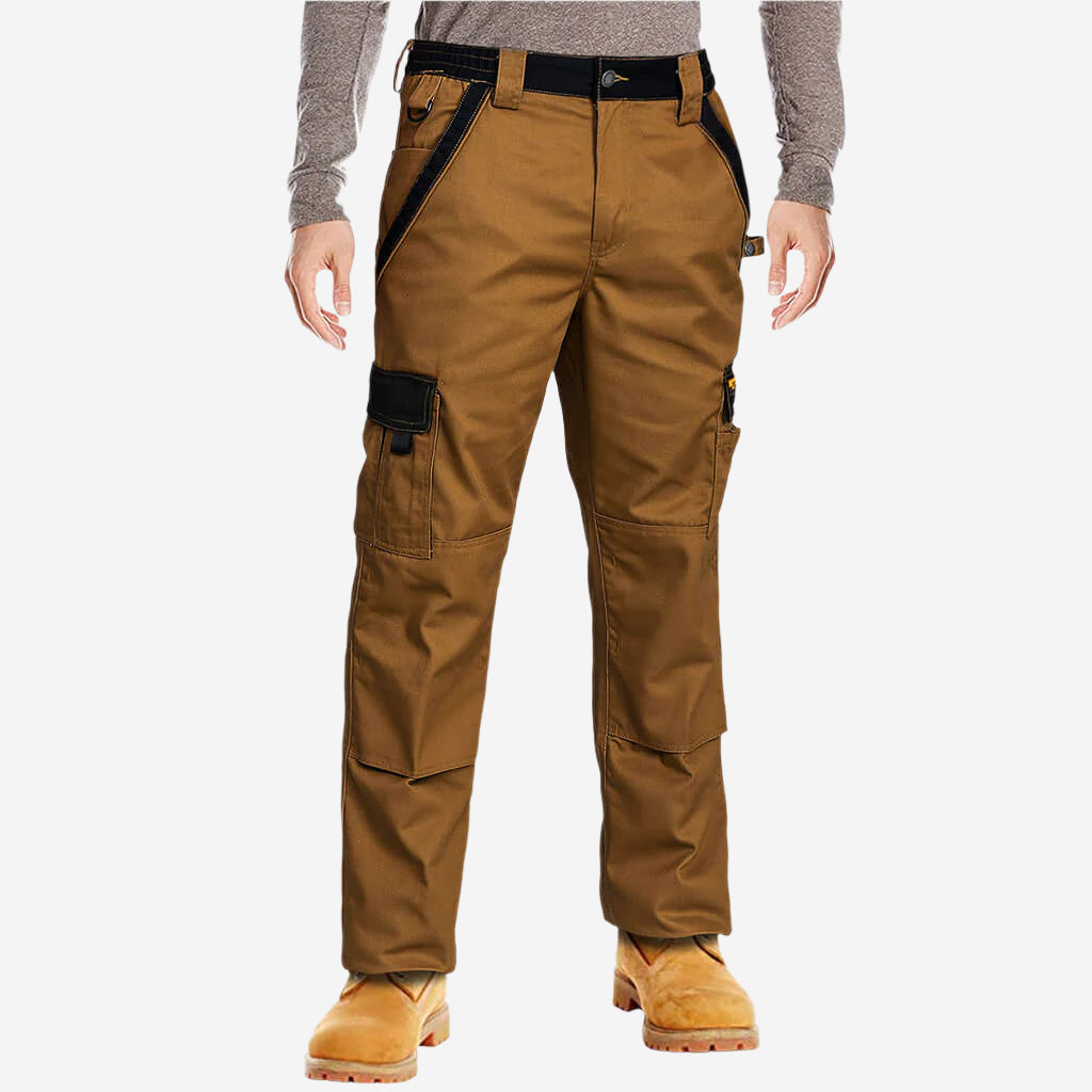 DuraDrive Brown Two Tone Tradesman Work Pant