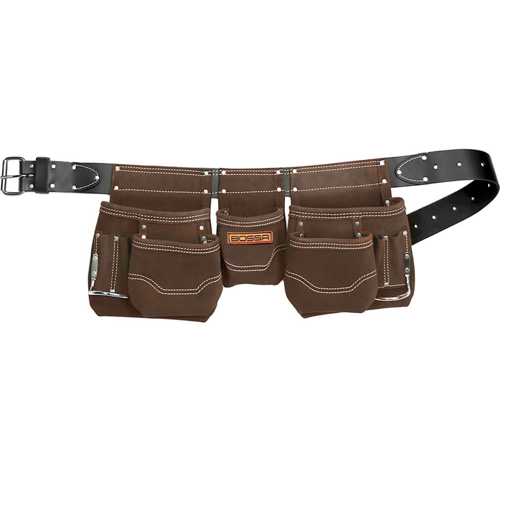 Bossa 11-Pocket Leather Work Apron