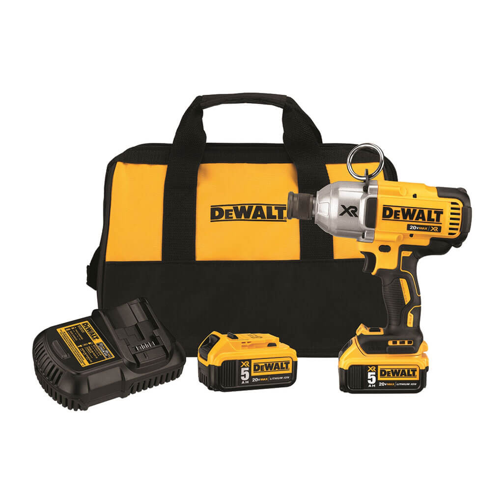 DEWALT DCF898P2 20-Volt MAX XR Lithium-Ion 7/16 in. Brushless High Torque Impact Wrench with Quick R