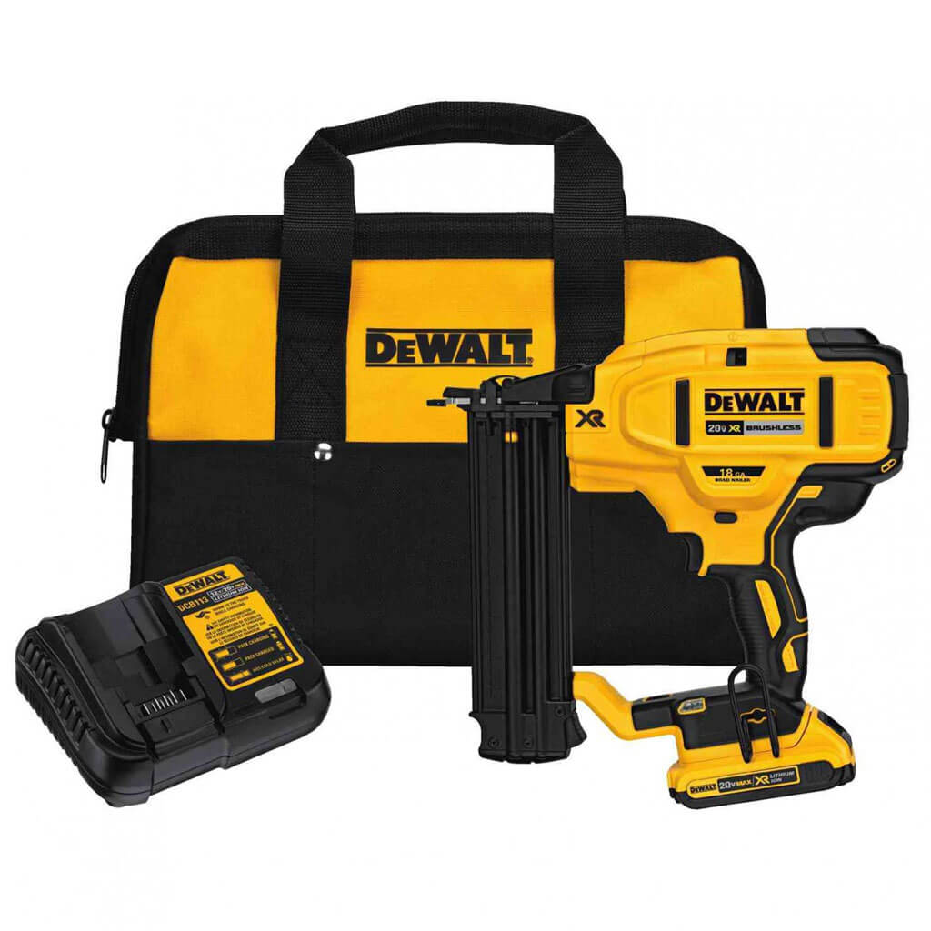 DeWalt DCN680D1 20V XR Brad Nailer Kit 18GA