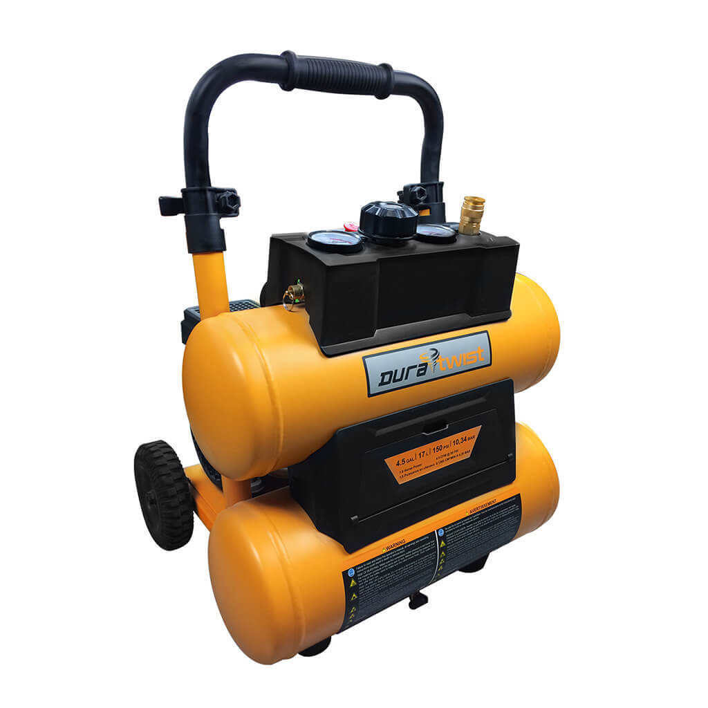 DuraTwist 4.5 Gal. 1.8 HP Ultra Quiet Air Compressor