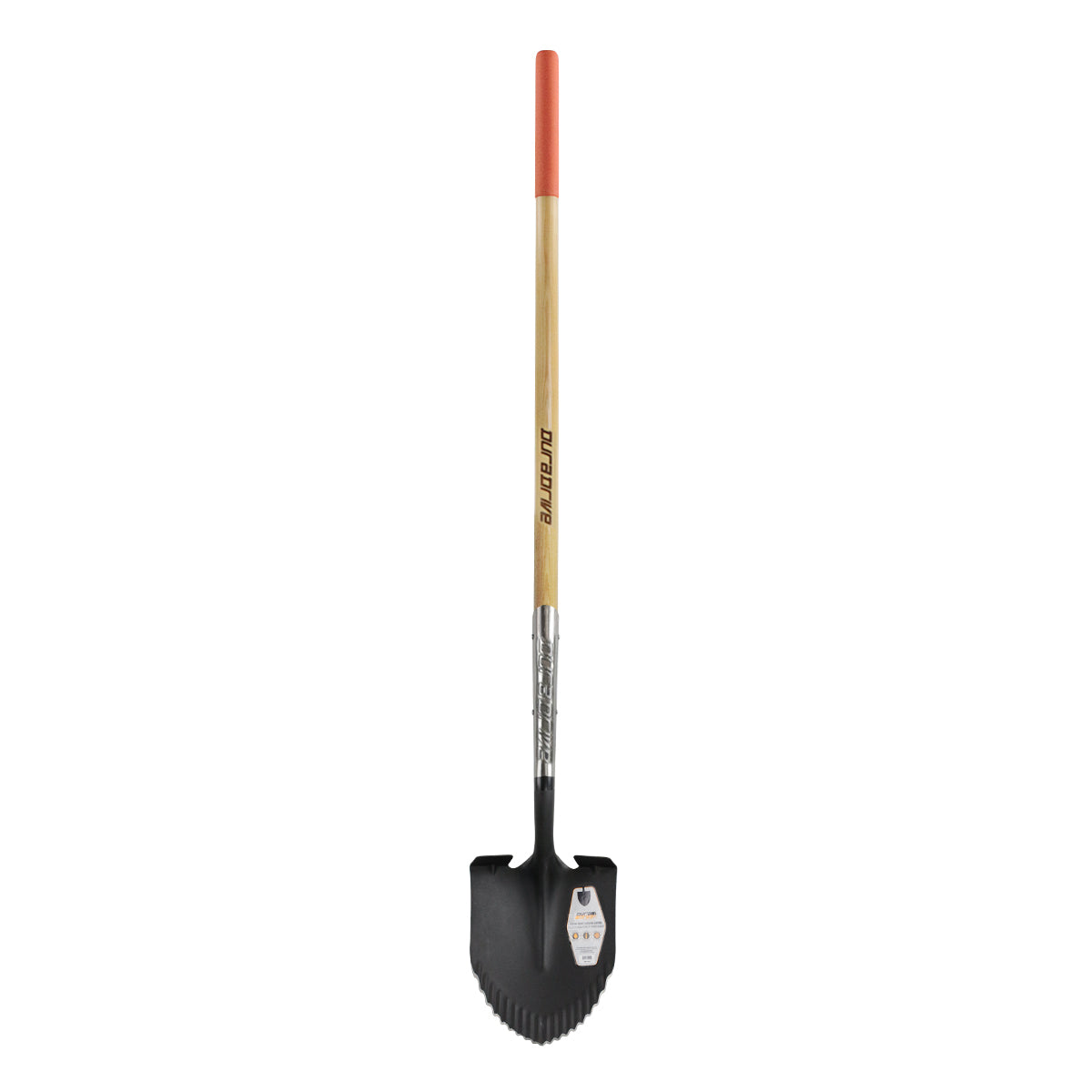 DuraDrive 60" Wood Beige Round Point Carving Shovel