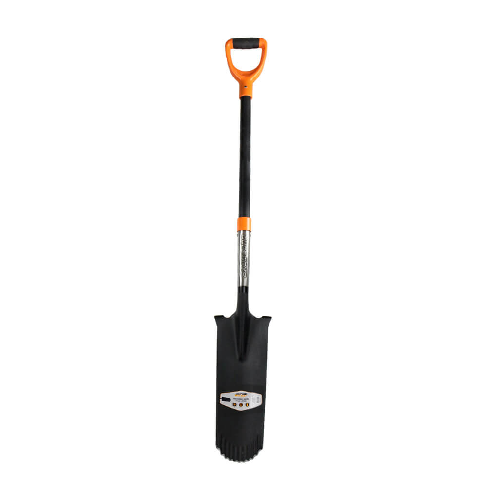 DuraDrive 50" Fiberglass D-Handle Carving Drain Spade Shovel