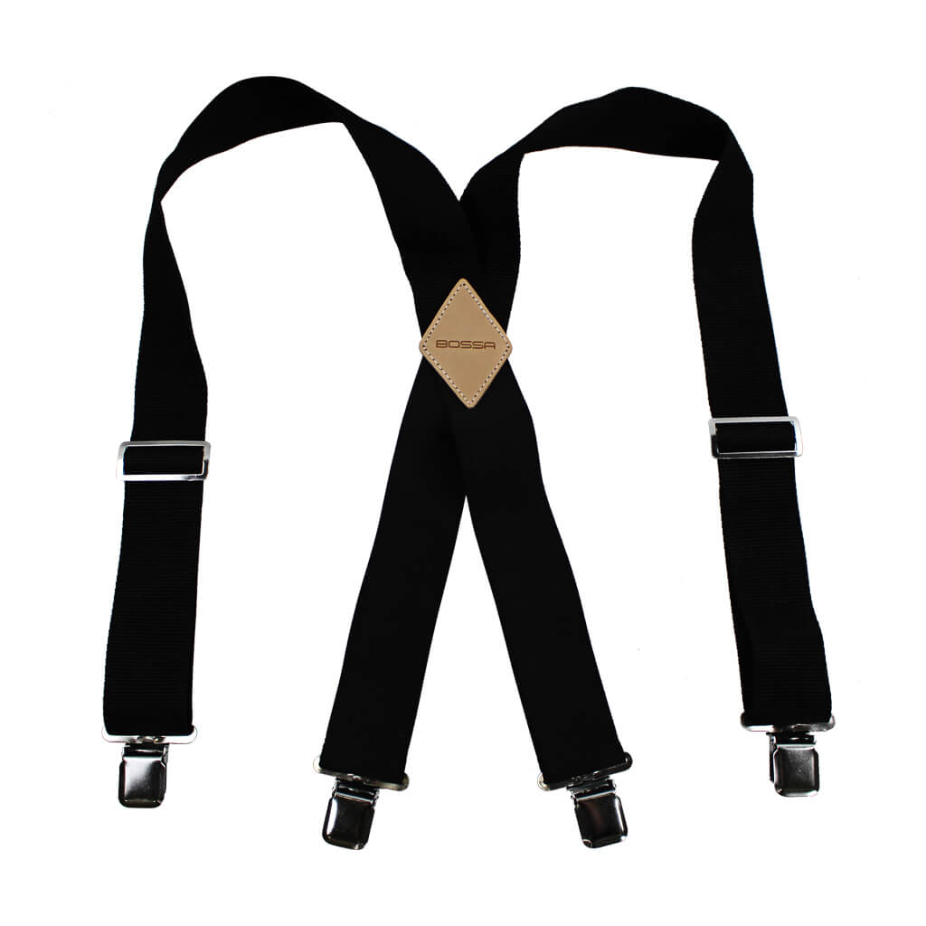 Bossa 2 in. Heavy Duty Elastic Work Suspenders