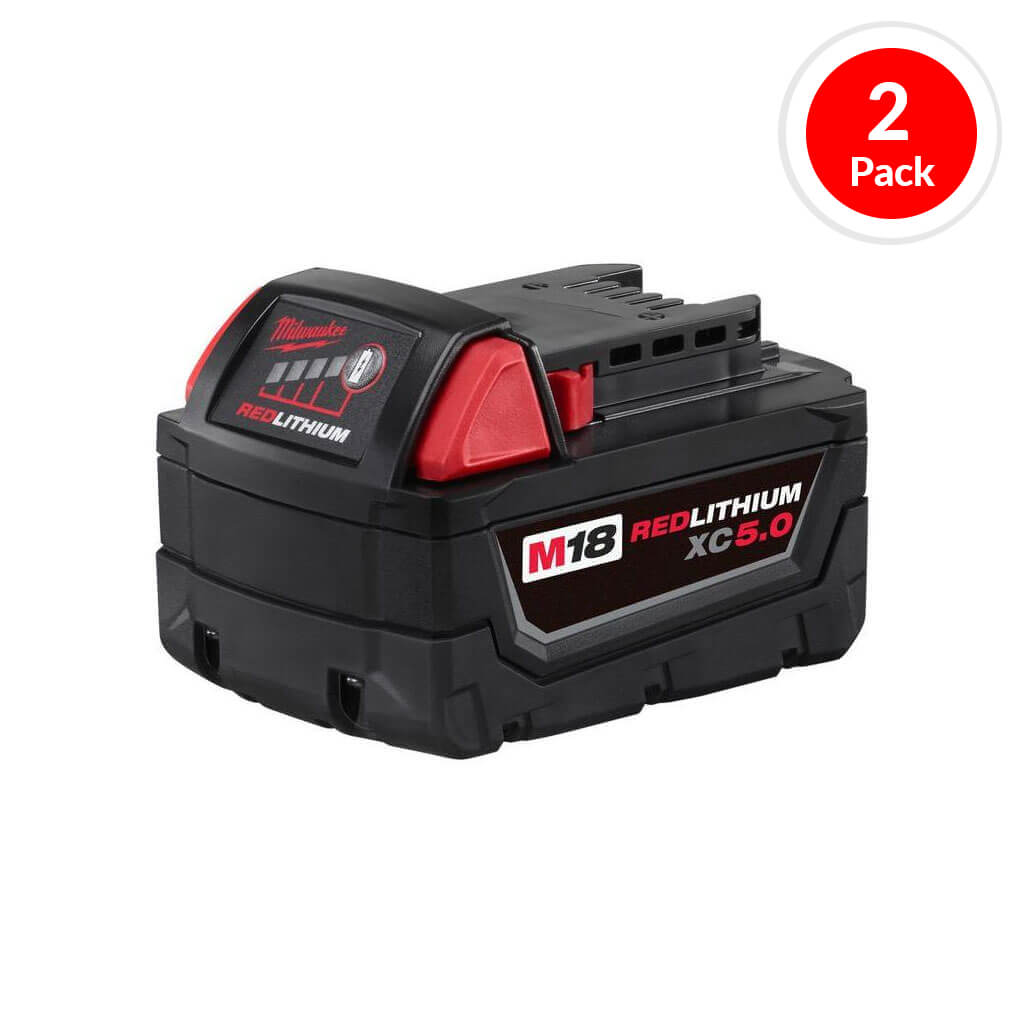 Milwaukee 48 11 1852 18 Volt 5.0 Ah XC M18 REDLITHIUM Extended Capacit