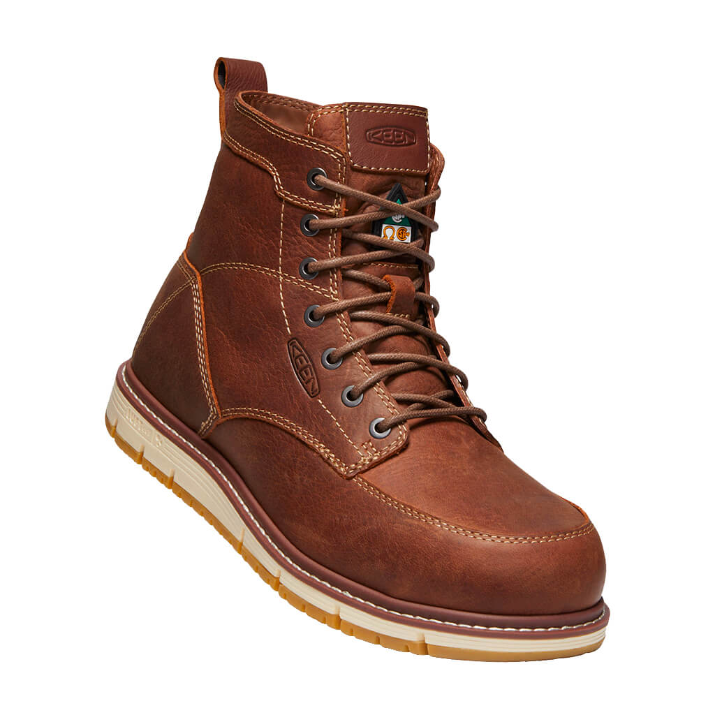 Keen San Jose CSA 6 in. Leather Aluminium Toe Waterproof Safety Work Boots