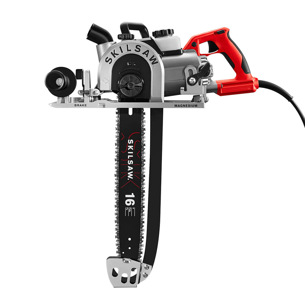 SKILSAW SPT55-11 15 Amp 16 in. Corded Worm Drive SAWSQUATCH Carpentry Chainsaw