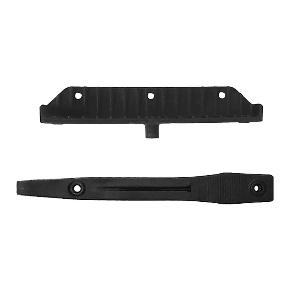 Nuvo Iron LSB48 5-1/2 in. x up to 48 in. Black Metal Shutter Blinds Louver System Kit