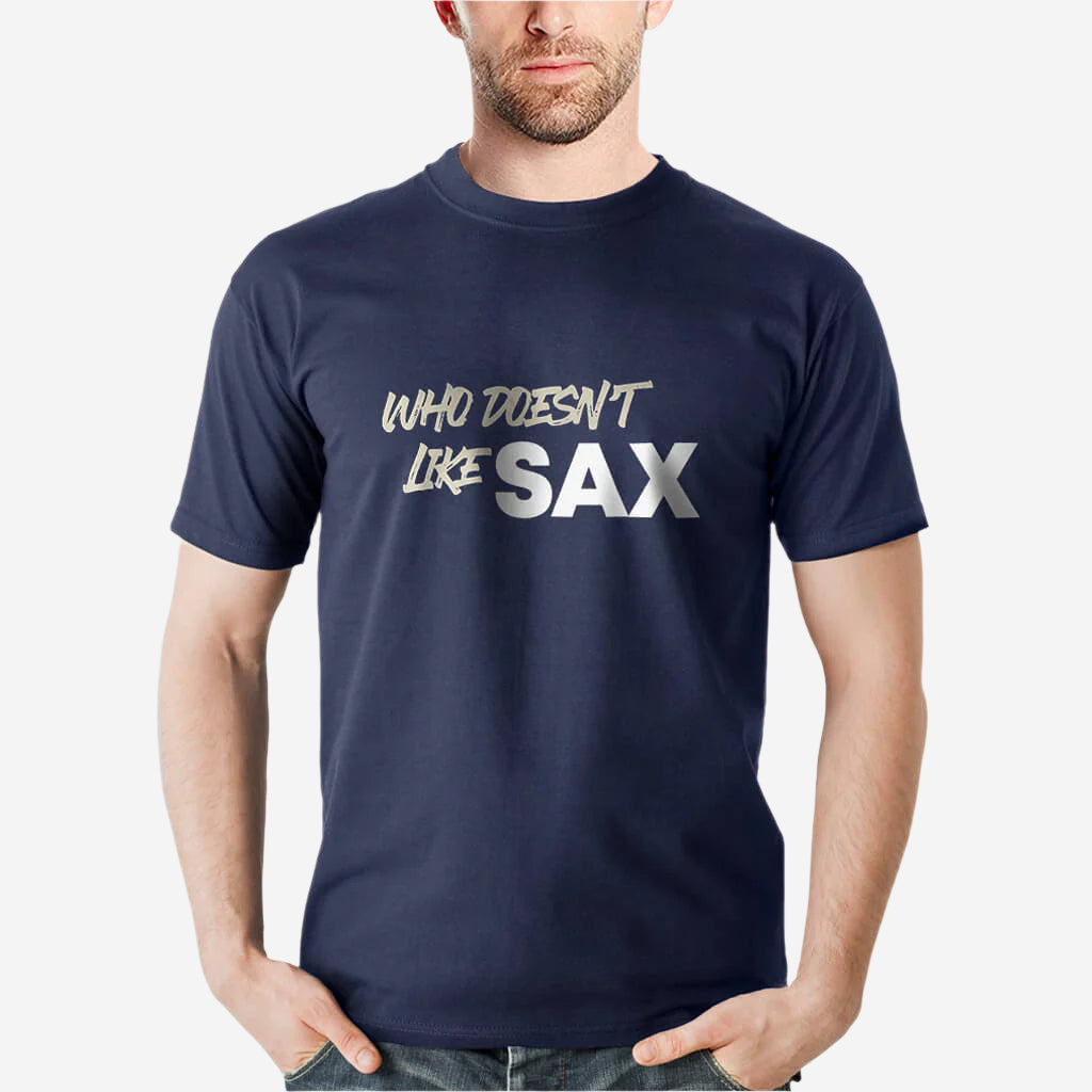 SAX Men's Short Sleeve Cotton T-Shirt