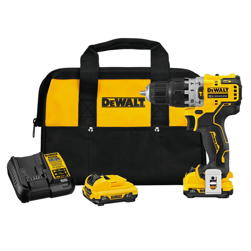 DeWalt DCD706F2 XTREME 12-Volt Lithium-Ion 3/8 in. Brushless Hammer Drill Kit