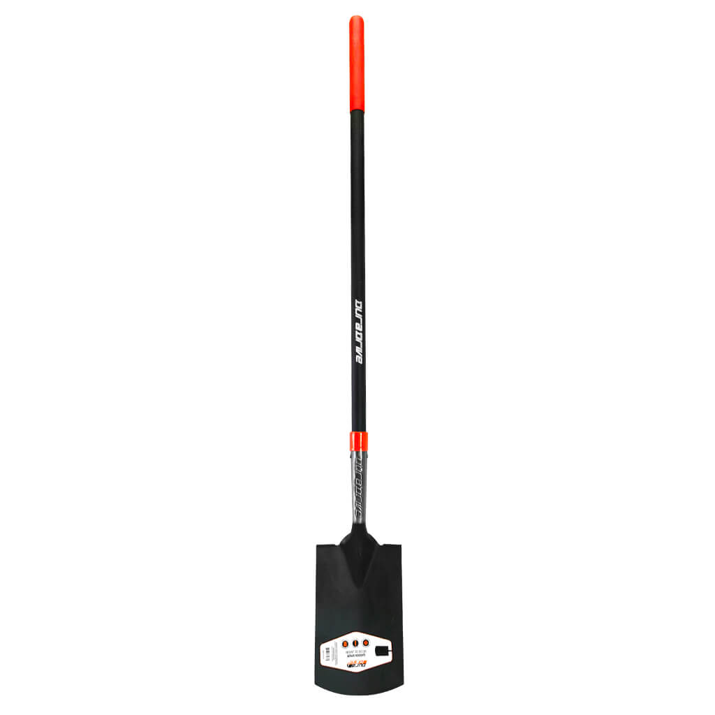 Duradrive 58" Fiberglass Round Spade Mouth Garden Shovel