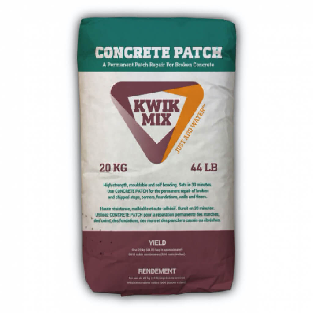 Kwik Mix 20 kg. Build and Restore Concrete Patch