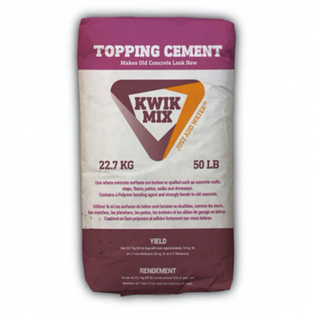 Kwik Mix 22.7 kg. Trowel & Bond Topping Cement