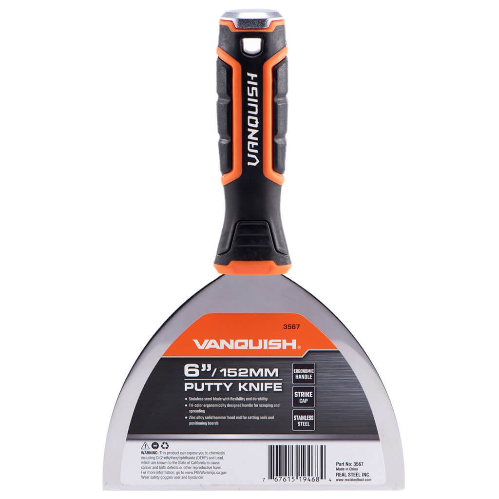 VANQUISH 3587 6 in. / 152 mm Stainless Steel Putty Knife