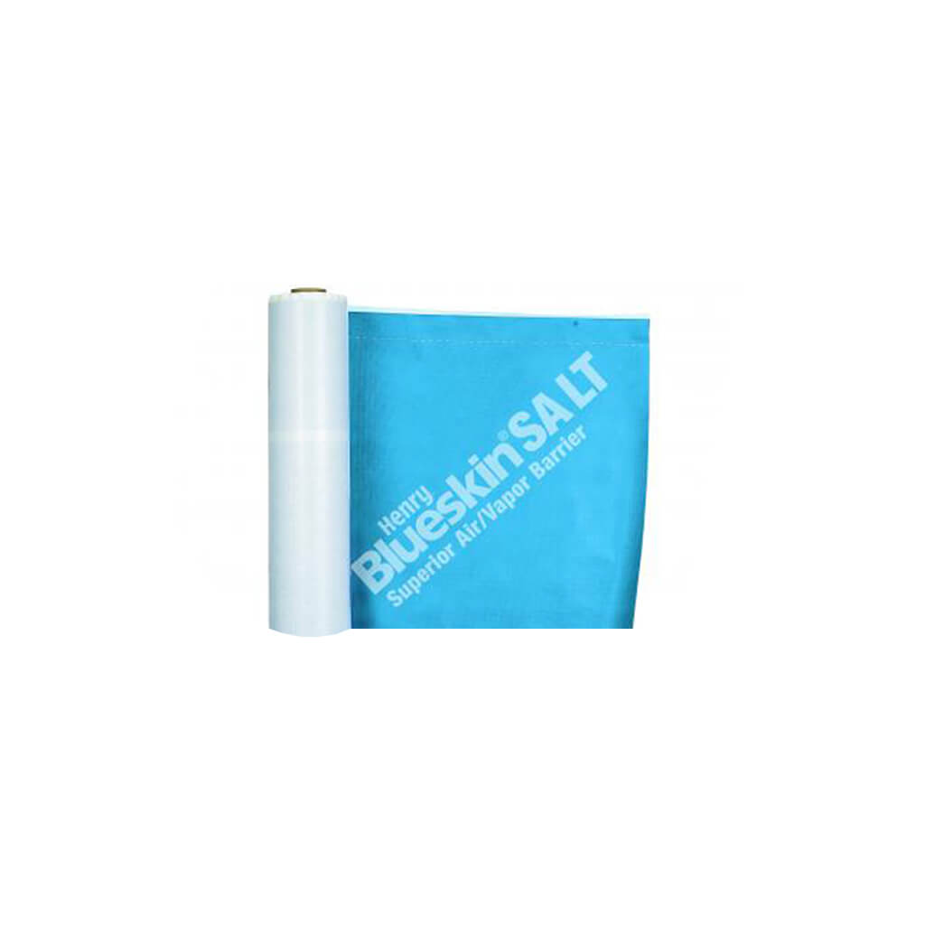 Henry BAKOR BH200SAL016 18 in. x 75 ft. BLUESKIN LT Low Temperature Winter Grade Self-Adhesive Air a