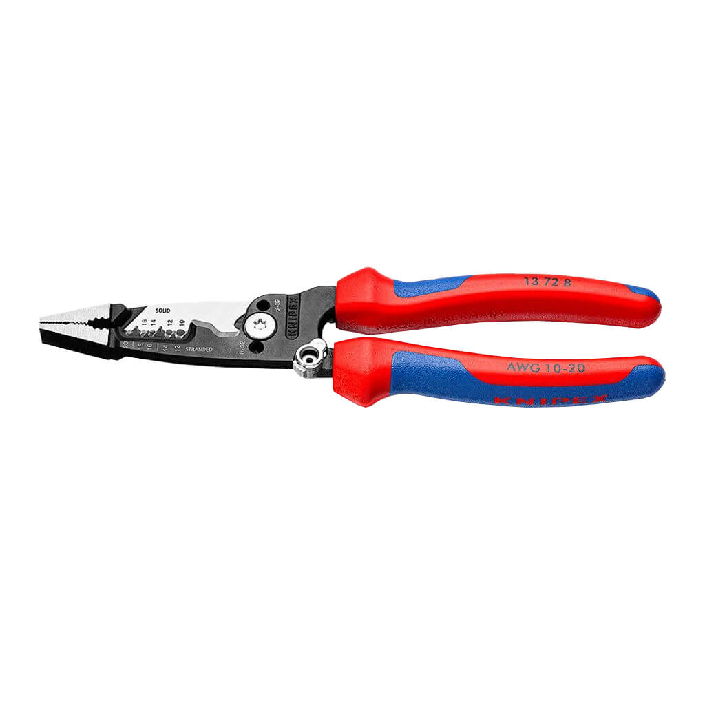 Knipex 13 72 8 8 in. Forged Wire Stripper 20-10 AWG