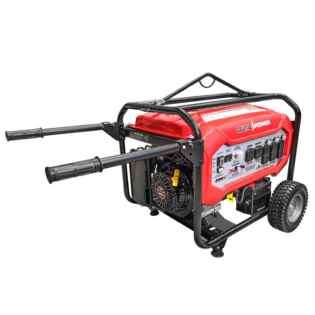 DuraDrive 7,100-Watt 420cc Wheeled Gas Generator with Handle