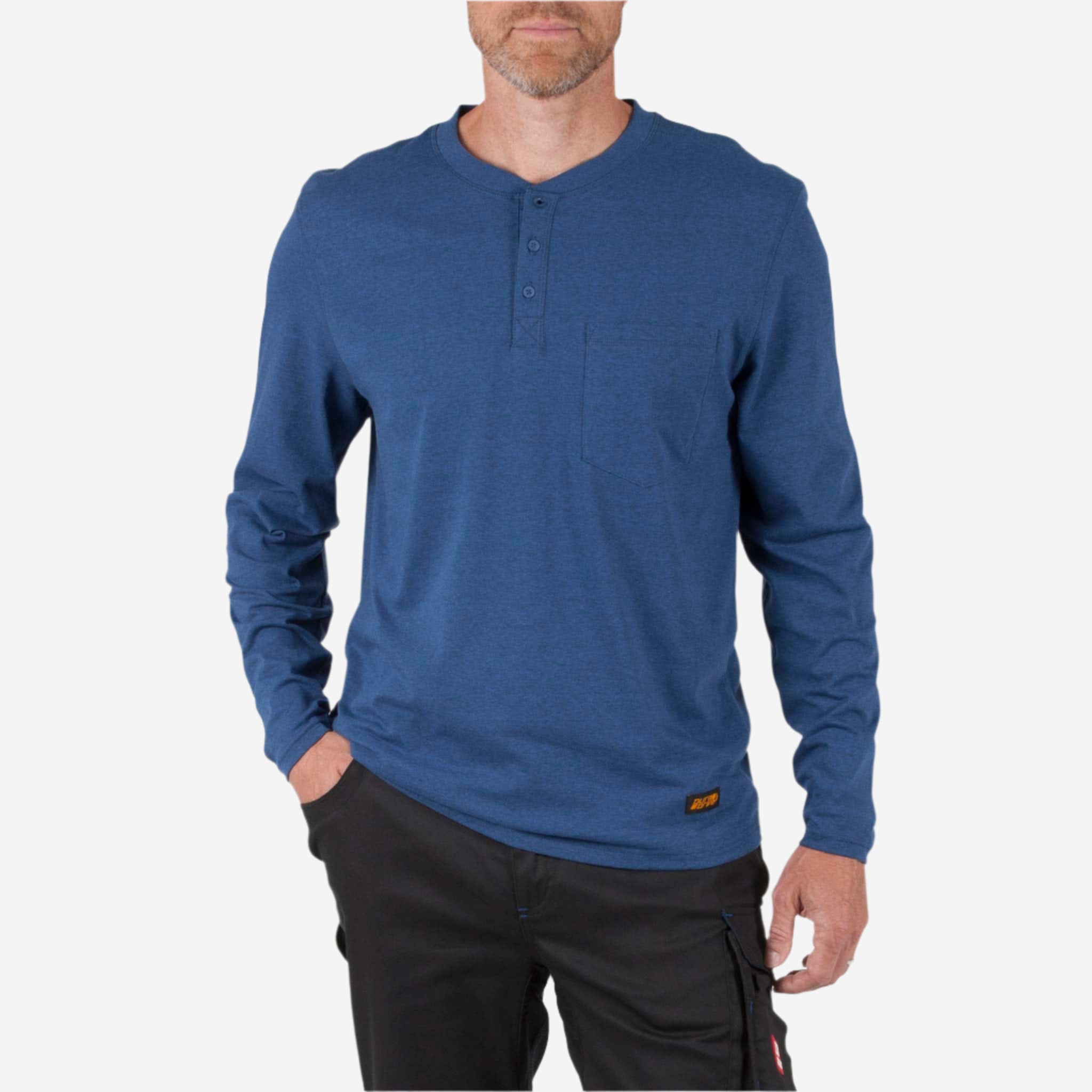 DuraDrive Henley Shirt With Chest Pocket