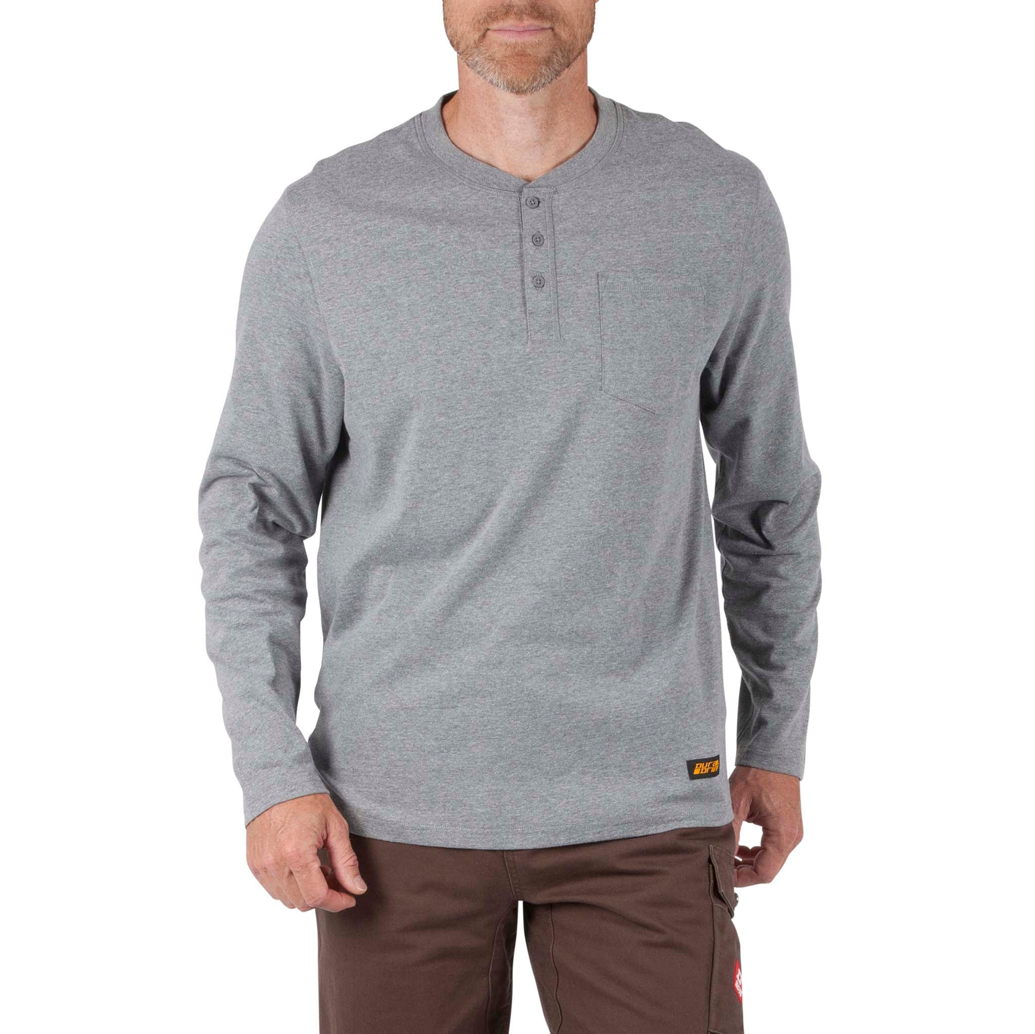 DuraDrive Henley Shirt With Chest Pocket