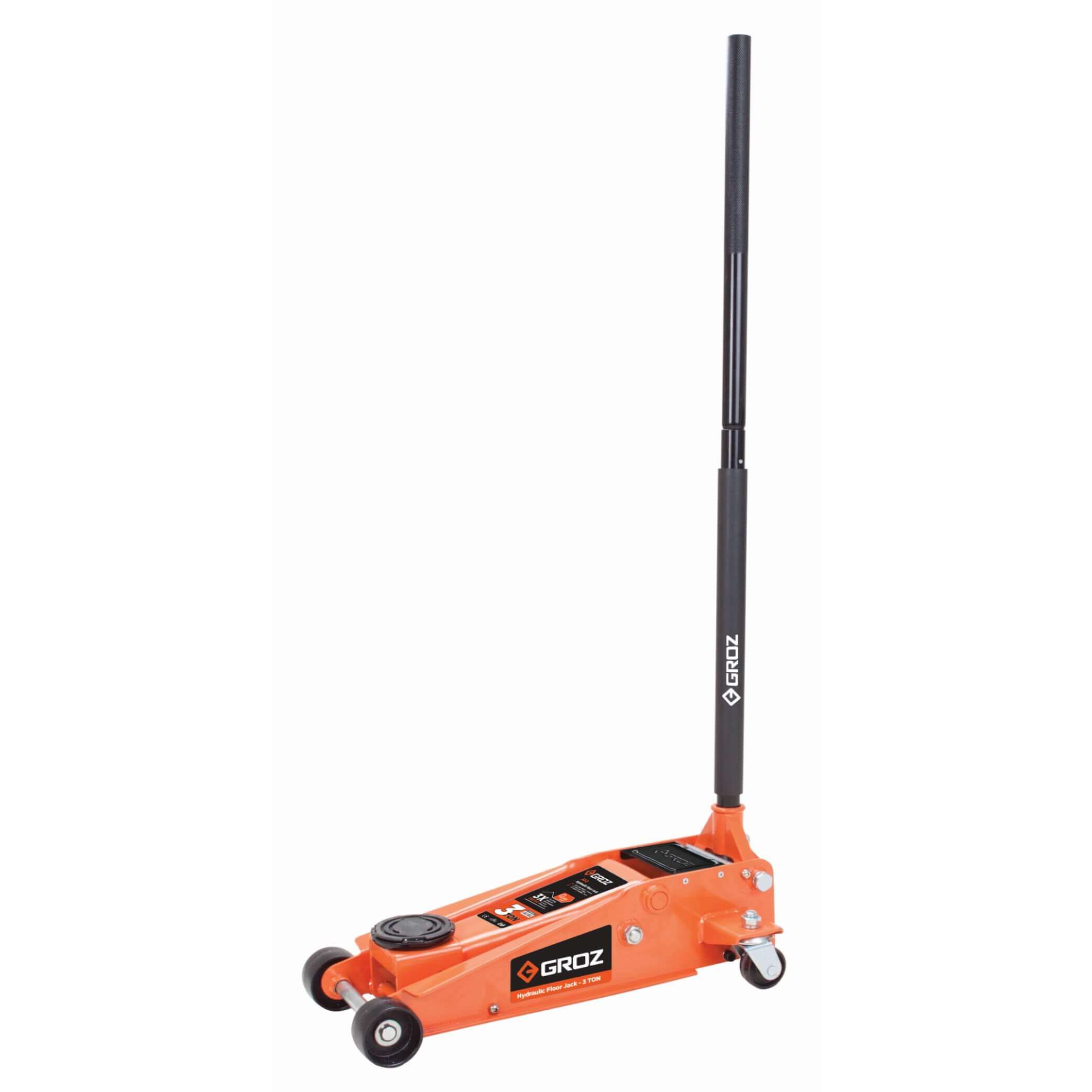 GROZ 3-Ton Quick Start Hydraulic Floor Jack