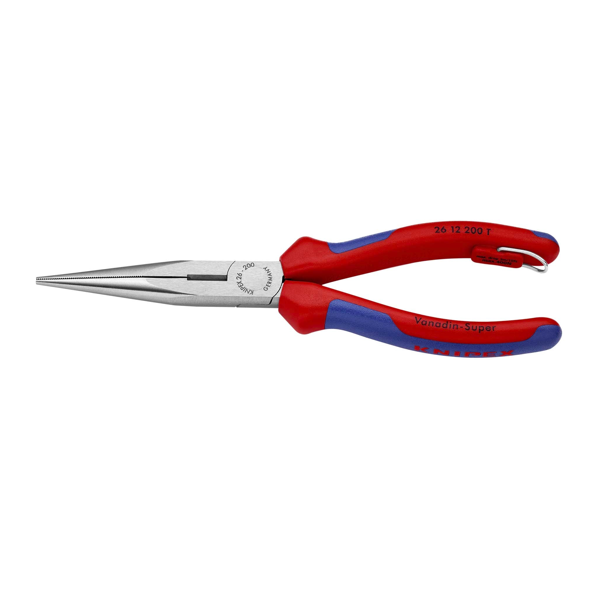 Knipex 26 12 200 T BKA Snipe Nose Side Cutting Pliers 8"