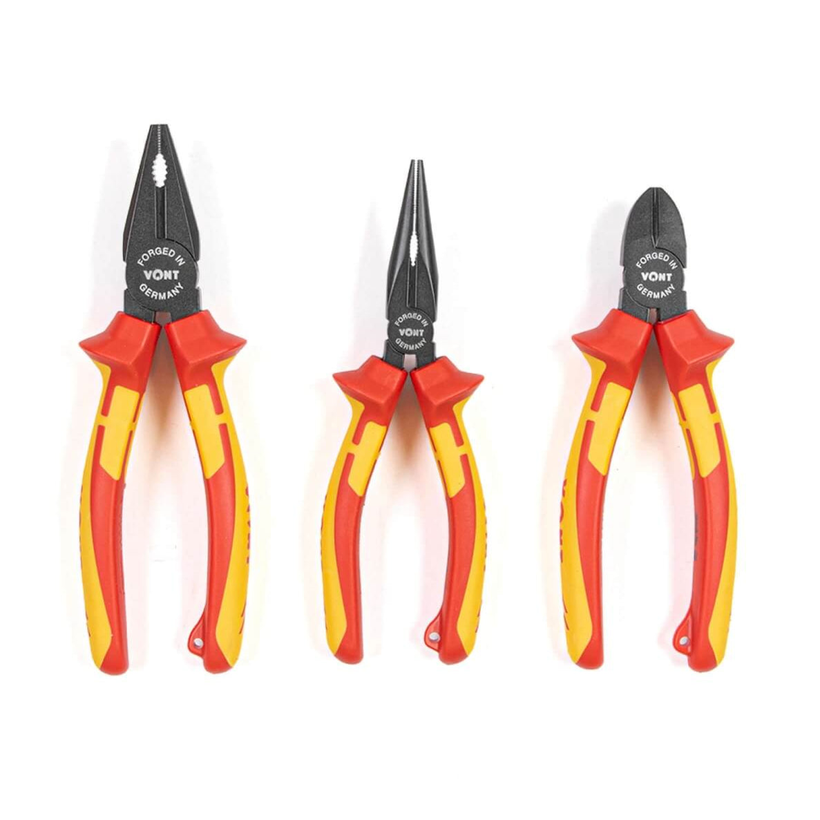 Vont Insulated Pliers & Cutters Set (3-Pieces)