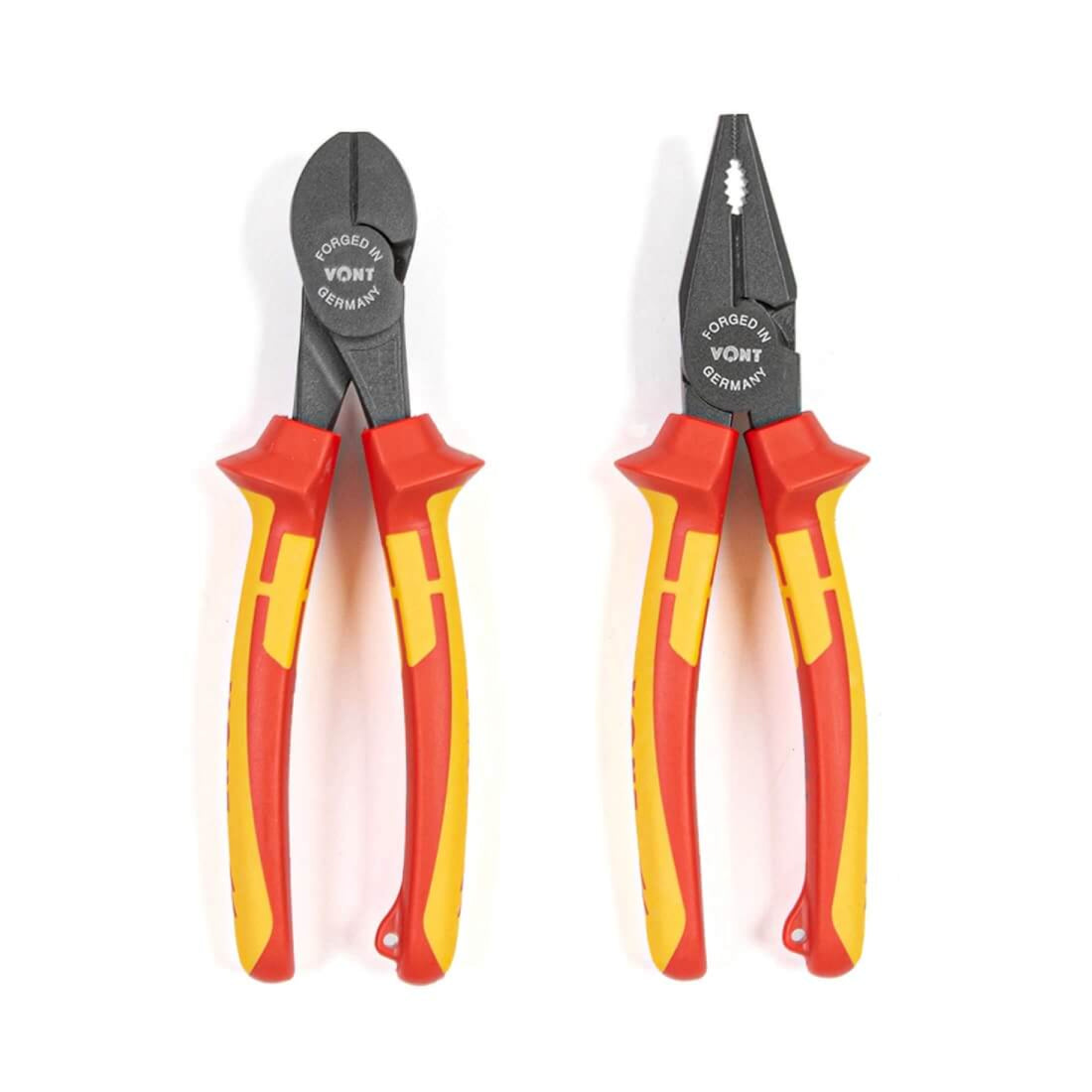 Vont Insulated High Leverage Pliers & Cutters Set (2-Pieces)