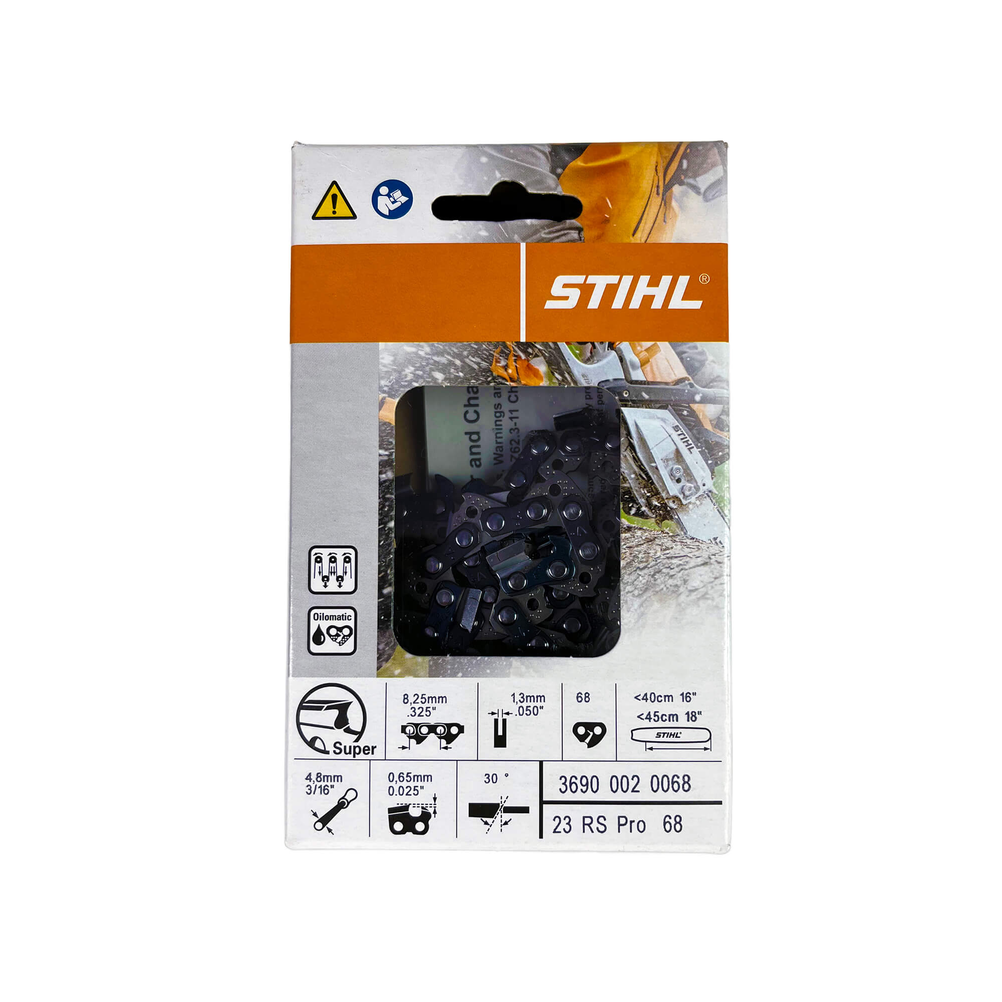 STIHL 23RSP68E CHAINSAW CHAIN .325 .050G 68DL