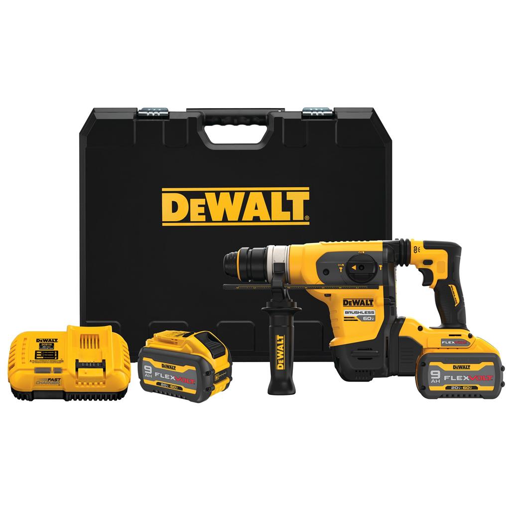 DEWALT DCH416X2 60VMAX FLEX SDS PLUS HAMMER KIT 1-1/4"6.0AH