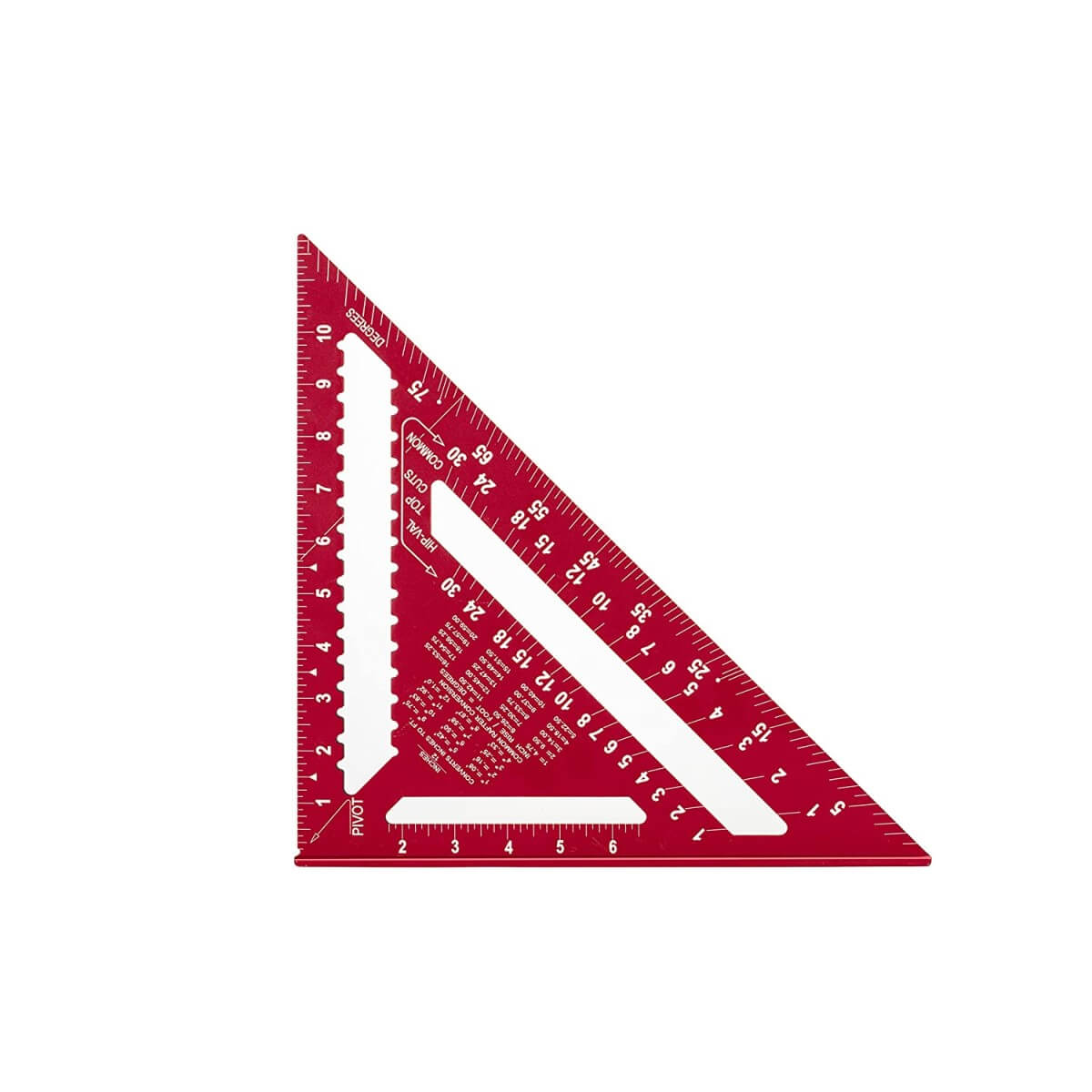 Kapro 12. High Definition Anodized Rafter Square