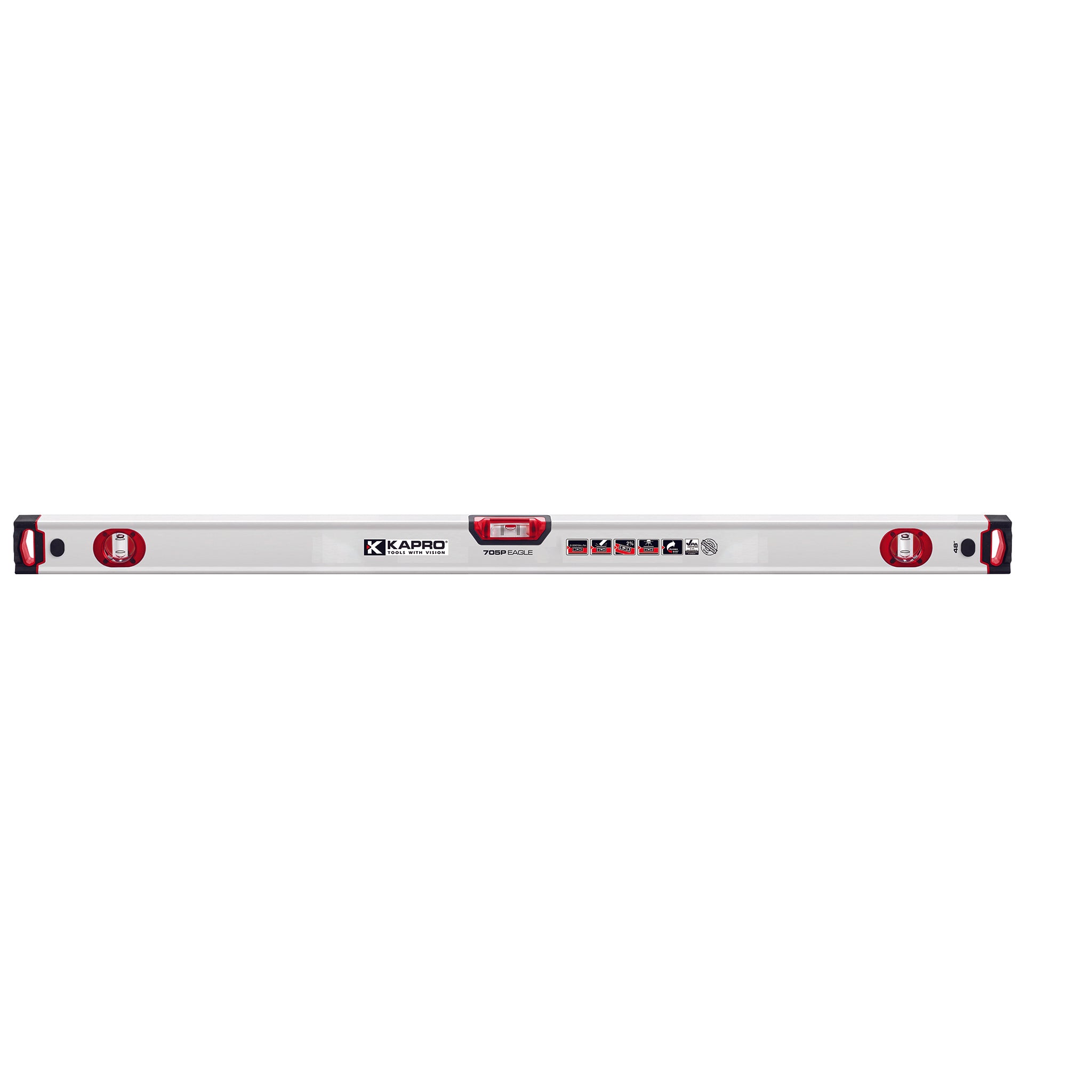 Kapro Eagle 48 in. Optivision Red Contractor Box Level