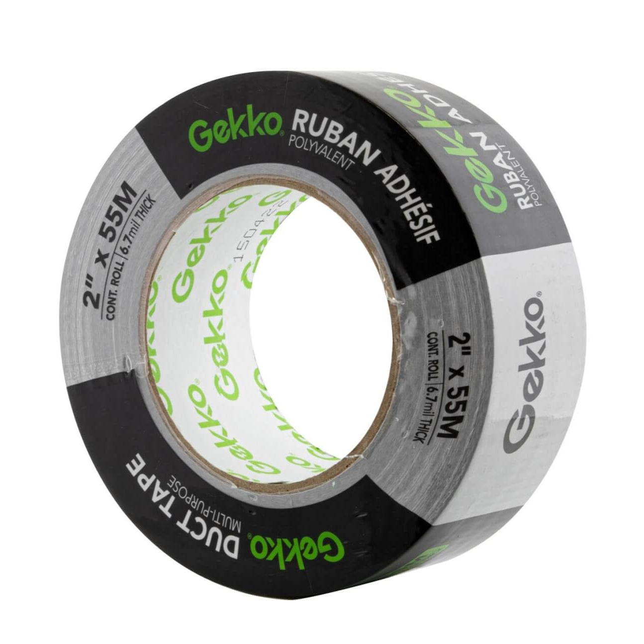 Gekko 2 in x 55 m Silver Duct Tape